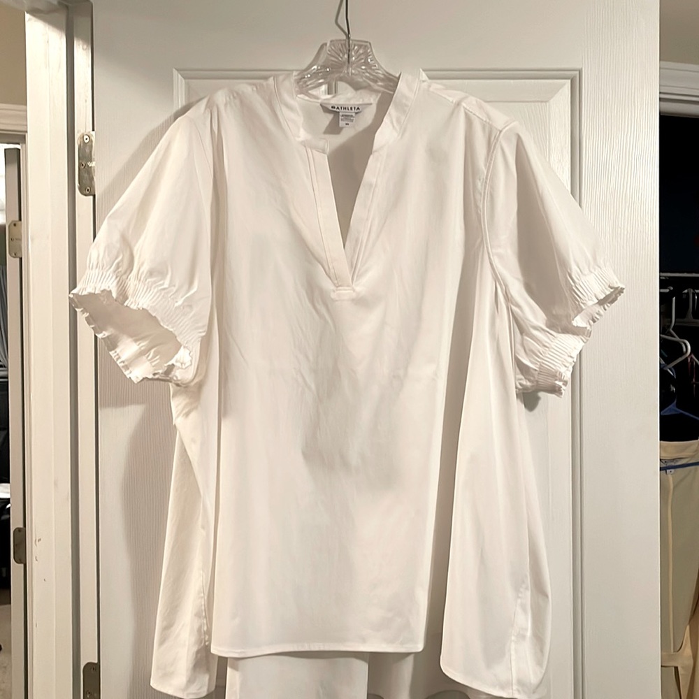 Athleta activewear collared top, 3X.